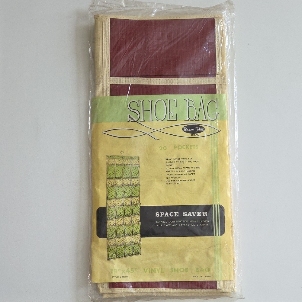 Beacon Yellow and Black Space Saver Shoe Bag